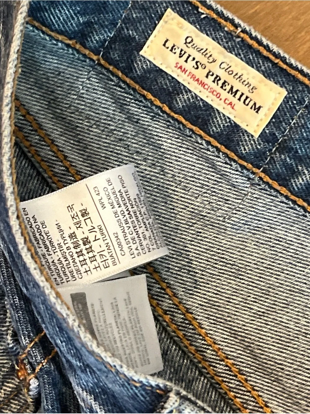Classic Blue Men's Straight-Leg Jeans